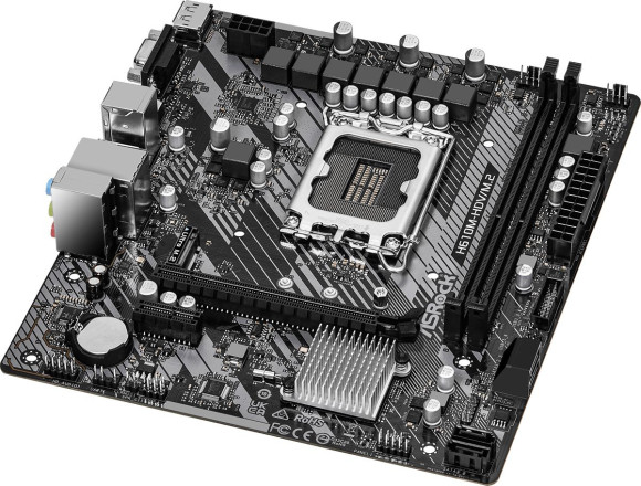 Материнская плата Asrock H610M-HDV/M.2 R2.0 Soc-1700 Intel H610 2xDDR4 mATX AC`97 8ch(7.1) GbLAN+VGA+HDMI+DP Материнская плата Asrock H610M-HDV/M.2 R2.0 Soc-1700 Intel H610 2xDDR4 mATX AC`97 8ch(7.1) GbLAN+VGA+HDMI+DP