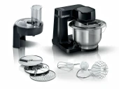 Кухонная машина Bosch Mum Serie 2 MUMS2EB01 планетар.вращ. 700Вт черный/серебристый Кухонная машина Bosch Mum Serie 2 MUMS2EB01 планетар.вращ. 700Вт черный/серебристый