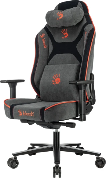 Кресло игровое A4Tech Bloody GC-660 черный Formula 999 искусственная замша с подголов. крестов. металл