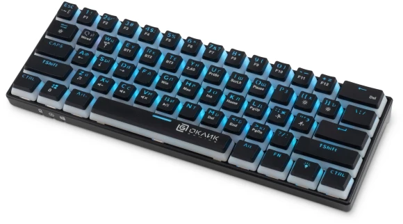 Клавиатура Оклик K763W механическая черный USB беспроводная BT/Radio Multimedia for gamer LED (1920548) Клавиатура Оклик K763W механическая черный USB беспроводная BT/Radio Multimedia for gamer LED (1920548)