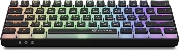Клавиатура Оклик K763W механическая черный USB беспроводная BT/Radio Multimedia for gamer LED (1920548) Клавиатура Оклик K763W механическая черный USB беспроводная BT/Radio Multimedia for gamer LED (1920548)