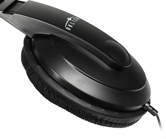 Наушники с микрофоном Оклик HS-M137V черный 1.8м мониторные оголовье (614046) Наушники с микрофоном Оклик HS-M137V черный 1.8м мониторные оголовье (614046)