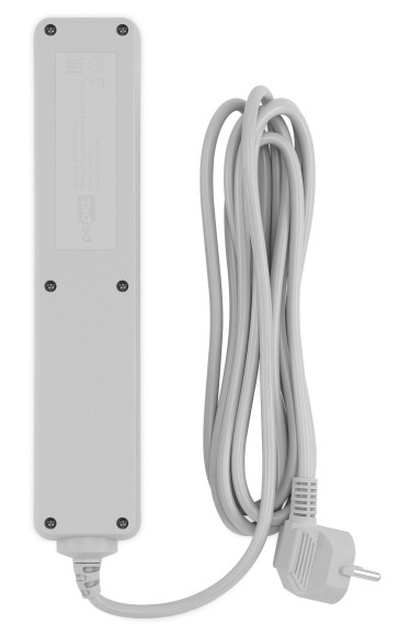 Сетевой фильтр PC Pet AP01006-3-G 3м (5 розеток) серый (пакет ПЭ) Сетевой фильтр PC Pet AP01006-3-G 3м (5 розеток) серый (пакет ПЭ)