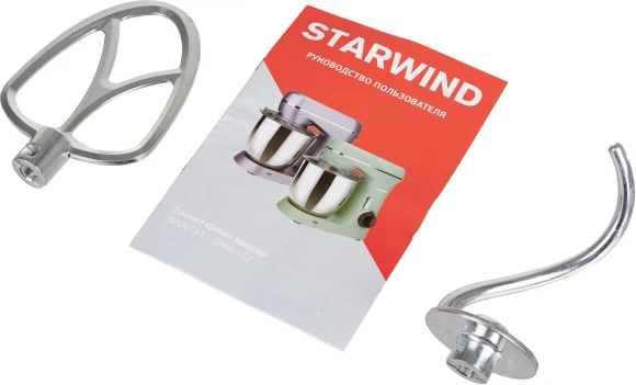 Миксер планетарный Starwind SPM6161 1300Вт мятный