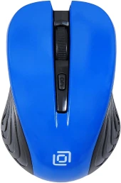 Мышь Оклик 545MW черный/синий оптическая 1600dpi беспров. USB для ноутбука 4but (368630)