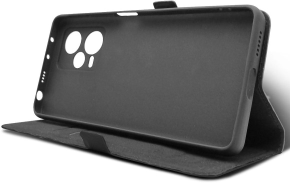 Чехол (флип-кейс) BoraSCO для Xiaomi Redmi Note 12 Pro+ 71757 черный