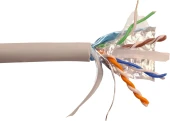 Кабель информационный Lanmaster LAN-6AFTP-HFLT-GY кат.6A FTP 4 пары 23AWG LSZH внутренний 305м серый Кабель информационный Lanmaster LAN-6AFTP-HFLT-GY кат.6A FTP 4 пары 23AWG LSZH внутренний 305м серый