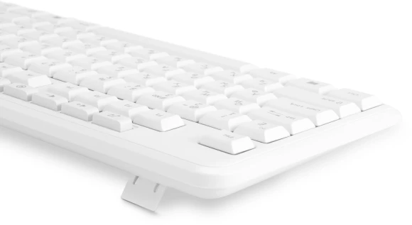 Клавиатура Оклик K225W белый USB беспроводная Multimedia (1875235)