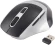 Мышь Оклик 516MW черный/серебристый оптическая 1600dpi silent беспров. BT/Radio USB для ноутбука 6but (1978689)