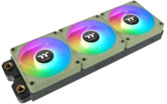 Вентилятор для корпуса Thermaltake CT140 EX Sync Matcha Reverse ARGB 140х140x25 зеленый 4-pin 32.8дБ (упак.:3шт) (CL-F199-PL14MG-A) Ret Вентилятор для корпуса Thermaltake CT140 EX Sync Matcha Reverse ARGB 140х140x25 зеленый 4-pin 32.8дБ (упак.:3шт) (CL-F199-PL14MG-A) Ret