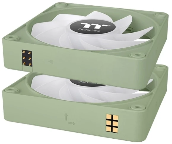 Вентилятор для корпуса Thermaltake CT140 EX Sync Matcha Reverse ARGB 140х140x25 зеленый 4-pin 32.8дБ (упак.:3шт) (CL-F199-PL14MG-A) Ret Вентилятор для корпуса Thermaltake CT140 EX Sync Matcha Reverse ARGB 140х140x25 зеленый 4-pin 32.8дБ (упак.:3шт) (CL-F199-PL14MG-A) Ret