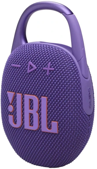 Колонка порт. JBL Clip 5 пурпурный 7W Mono BT 10м 1400mAh Колонка порт. JBL Clip 5 пурпурный 7W Mono BT 10м 1400mAh