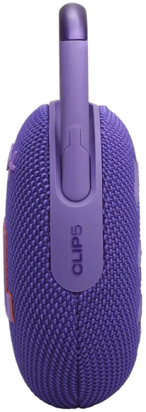 Колонка порт. JBL Clip 5 пурпурный 7W Mono BT 10м 1400mAh Колонка порт. JBL Clip 5 пурпурный 7W Mono BT 10м 1400mAh