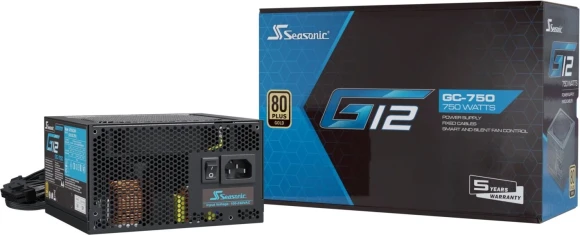 Блок питания Seasonic ATX 750W G12 GC-750 80+ gold (20+4pin) APFC 120mm fan 6xSATA RTL Блок питания Seasonic ATX 750W G12 GC-750 80+ gold (20+4pin) APFC 120mm fan 6xSATA RTL