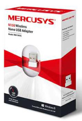Сетевой адаптер Wi-Fi Mercusys MW150US N150 USB 2.0 Сетевой адаптер Wi-Fi Mercusys MW150US N150 USB 2.0