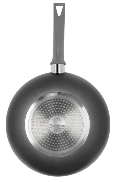 Сковорода ВОК (WOK) Rondell Strike RDA-1398 круглая 28см покрытие: Xylan Plus ручка несъемная (без крышки) серый Сковорода ВОК (WOK) Rondell Strike RDA-1398 круглая 28см покрытие: Xylan Plus ручка несъемная (без крышки) серый