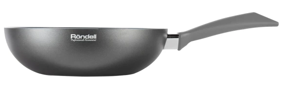 Сковорода ВОК (WOK) Rondell Strike RDA-1398 круглая 28см покрытие: Xylan Plus ручка несъемная (без крышки) серый Сковорода ВОК (WOK) Rondell Strike RDA-1398 круглая 28см покрытие: Xylan Plus ручка несъемная (без крышки) серый