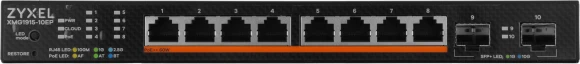Коммутатор Zyxel XMG1915-10EP-EU0101F (L2+) 8x2.5Гбит/с 2SFP+ 8PoE++ 130W управляемый