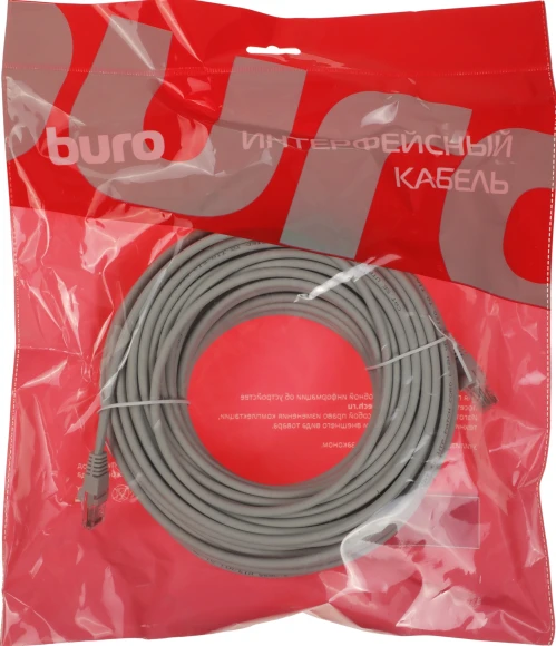 Патч-корд Buro UTP-5E-30M-G-LSZH 1Гбит/с UTP 4 пары cat.5E 30м серый RJ-45 (m)-RJ-45 (m) Патч-корд Buro UTP-5E-30M-G-LSZH 1Гбит/с UTP 4 пары cat.5E 30м серый RJ-45 (m)-RJ-45 (m)