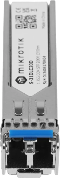 Модуль MikroTik S-31DLC20D Single Mode Dual LC 20km OEM Модуль MikroTik S-31DLC20D Single Mode Dual LC 20km OEM