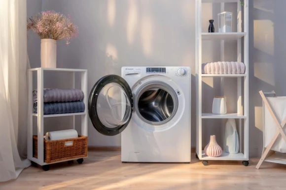 Стиральная машина Candy Smart Pro CSO4 276TWMB-07 класс: A загр.фронтальная макс.:7кг белый инвертор