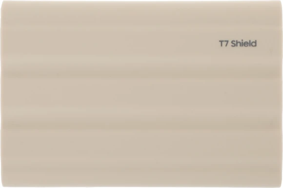 Накопитель SSD Samsung Original USB-C 2Tb MU-PE2T0K/WW Shield T7 1.8" бежевый