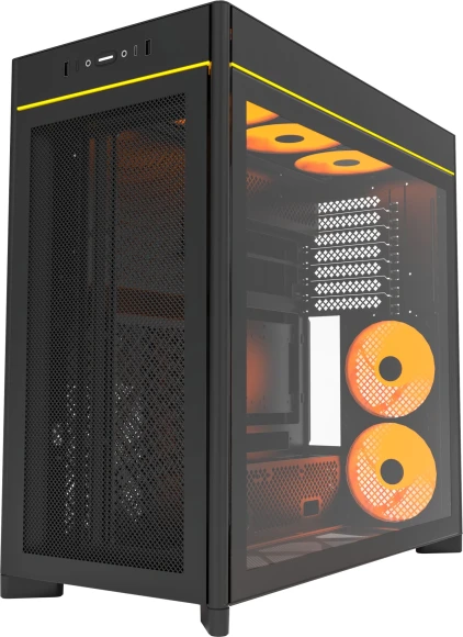 Корпус Montech HS01 Pro черный без БП ATX 6x120mm 2x140mm 2xUSB3.0 audio Корпус Montech HS01 Pro черный без БП ATX 6x120mm 2x140mm 2xUSB3.0 audio