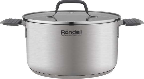 Кастрюля Rondell Normanne RDS-1813 3.1л. d=20см (с крышкой) стальной Кастрюля Rondell Normanne RDS-1813 3.1л. d=20см (с крышкой) стальной