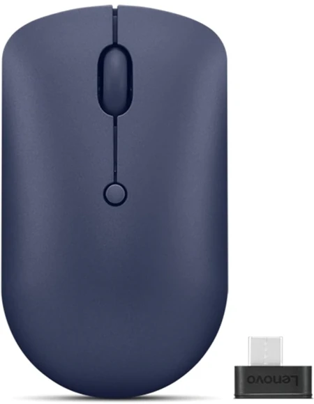 Мышь Lenovo 540 USB-C Wireless Compact темно-синий оптическая 2400dpi беспров. USB-C для ноутбука 3but (GY51D20871)