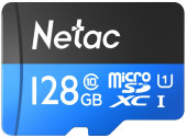 Флеш карта microSDXC 128GB Netac NT02P500STN-128G-R P500 + adapter Флеш карта microSDXC 128GB Netac NT02P500STN-128G-R P500 + adapter