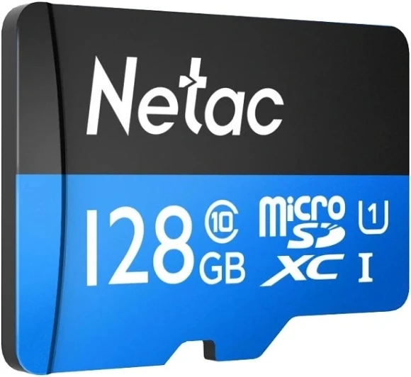 Флеш карта microSDXC 128GB Netac NT02P500STN-128G-R P500 + adapter Флеш карта microSDXC 128GB Netac NT02P500STN-128G-R P500 + adapter