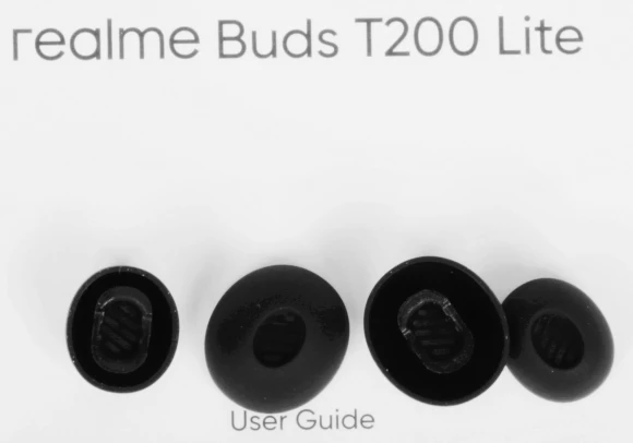 Гарнитура внутриканальные Realme Techlife Buds T200 черный беспроводные bluetooth в ушной раковине (6942729003778)