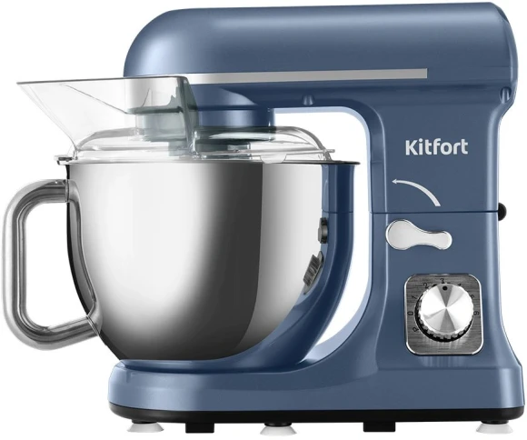 Миксер планетарный Kitfort КТ-1343-2 1000Вт светло-голубой/серый