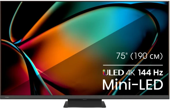 Телевизор LED Hisense 75" 75U8KQ темно-серый 4K Ultra HD 120Hz DVB-T DVB-T2 DVB-C DVB-S DVB-S2 USB WiFi Smart TV Телевизор LED Hisense 75" 75U8KQ темно-серый 4K Ultra HD 120Hz DVB-T DVB-T2 DVB-C DVB-S DVB-S2 USB WiFi Smart TV
