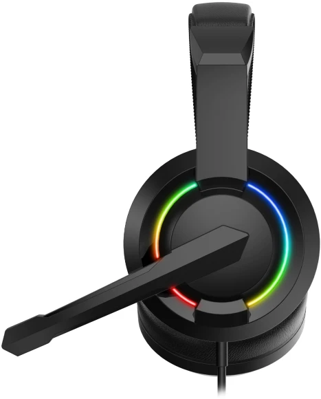 Наушники с микрофоном Оклик HS-L315G черный 1.8м накладные USB оголовье (2007552) Наушники с микрофоном Оклик HS-L315G черный 1.8м накладные USB оголовье (2007552)