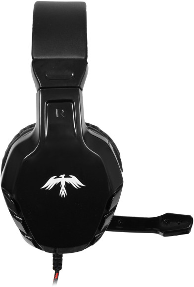 Наушники с микрофоном Оклик HS-L320G Phoenix черный/красный 1.9м мониторные оголовье (359482) Наушники с микрофоном Оклик HS-L320G Phoenix черный/красный 1.9м мониторные оголовье (359482)