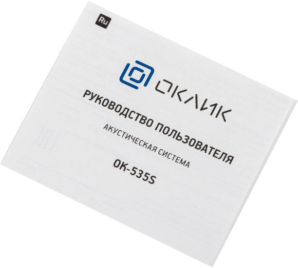 Саундбар Оклик OK-535S 1.0 черный 6Вт