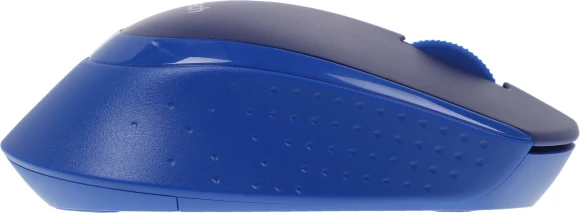 Мышь Logitech M330 Silent Plus синий оптическая 1000dpi silent беспров. USB 2but (910-004925)