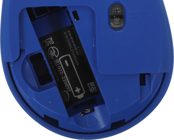 Мышь Logitech M330 Silent Plus синий оптическая 1000dpi silent беспров. USB 2but (910-004925)