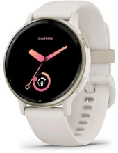 Смарт-часы Garmin Venu 3 35.4мм 1.4" AMOLED корп.серый/серебристый рем.белый разм.брасл.:135-200мм (010-02784-00)