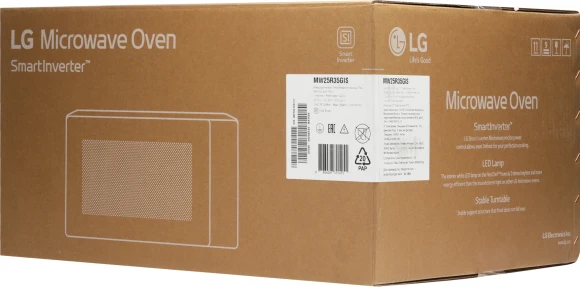 Микроволновая Печь LG MW25R35GIS 25л. 1000Вт черный Микроволновая Печь LG MW25R35GIS 25л. 1000Вт черный