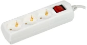 Сетевой удлинитель IEK У03В 3м (3 розетки) белый (пакет ПЭ) Сетевой удлинитель IEK У03В 3м (3 розетки) белый (пакет ПЭ)