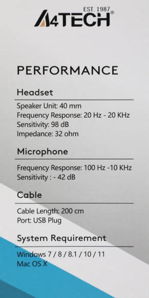 Наушники с микрофоном A4Tech Fstyler FH150U белый/серый 2м накладные USB оголовье (FH150U WHITE)