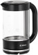 Чайник электрический Bosch TWK70B03 1.7л. 2400Вт черный корпус: стекло/пластик