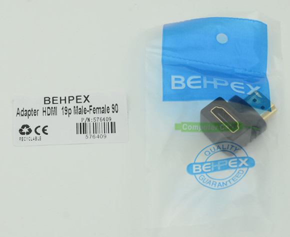 Адаптер аудио-видео 90 Deg HDMI (m)/HDMI (f) 1зв Адаптер аудио-видео 90 Deg HDMI (m)/HDMI (f) 1зв