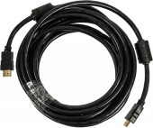 Кабель аудио-видео Ningbo HDMI-5M-MG HDMI (m)/HDMI (m) 5м. феррит.кольца позолоч.конт. черный Кабель аудио-видео Ningbo HDMI-5M-MG HDMI (m)/HDMI (m) 5м. феррит.кольца позолоч.конт. черный