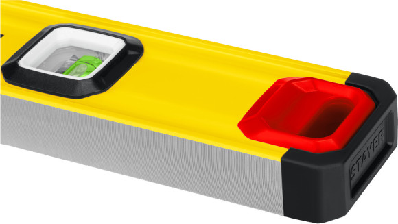 Уровень Stayer 3480-040 пузырьковый 3глаз. магнит. желтый Уровень Stayer 3480-040 пузырьковый 3глаз. магнит. желтый