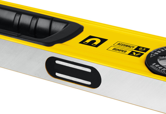 Уровень Stayer 3480-040 пузырьковый 3глаз. магнит. желтый Уровень Stayer 3480-040 пузырьковый 3глаз. магнит. желтый