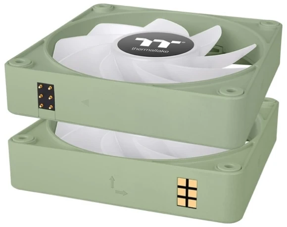 Вентилятор для корпуса Thermaltake CT140 EX Sync Matcha ARGB 140х140x25 зеленый 4-pin 30.7дБ (упак.:3шт) (CL-F197-PL14MG-A) Ret Вентилятор для корпуса Thermaltake CT140 EX Sync Matcha ARGB 140х140x25 зеленый 4-pin 30.7дБ (упак.:3шт) (CL-F197-PL14MG-A) Ret