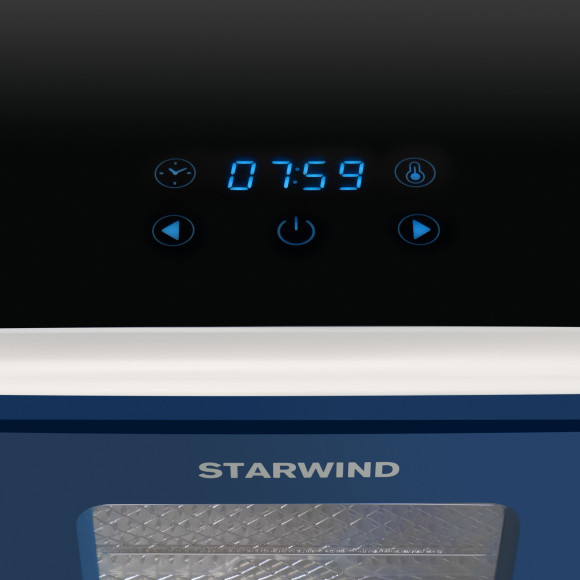 Сушка для фруктов и овощей Starwind SFD9535 12под. 400Вт черный